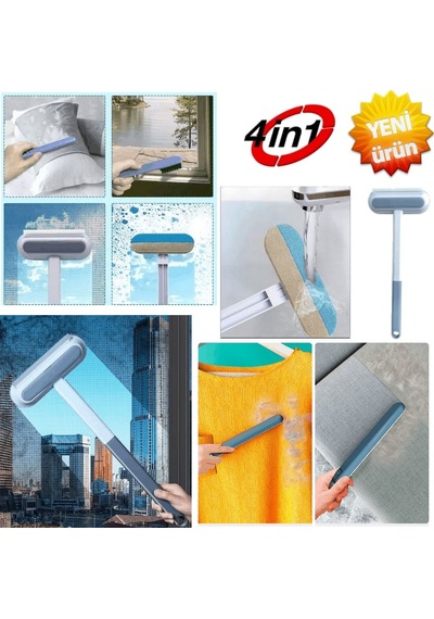 Pencere Cibinliği Temizlik Seti 4 in 1 Ev Temizlik Ürünü