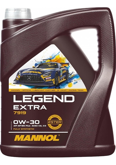 Mannol MN7919-5 Legend Extra Sae 0W-30 Apı Sn Acea C2/C3 Motor Yağı