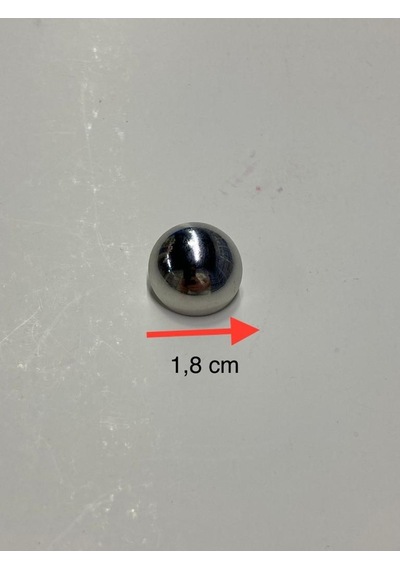Ceket Hırka Kol Boyu Düğmesi Bombeli Gümüş 6 Lı Set 1,8 Mm 527715