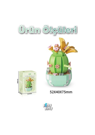 Panlos Micro Block Bitki Serisi 1247 Çiçek Buketi 351 Parça Oyuncak Yapım Seti Ffp-1247