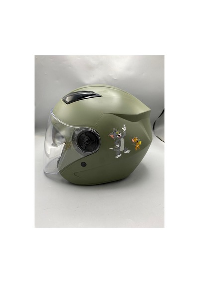 Acık Kask Çocuk Yeşil