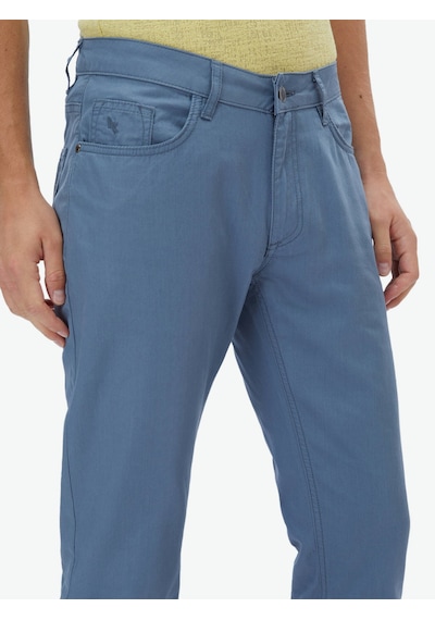 Kip Koyu Mavi Denim Slim Fit Casual Pamuk Karışımlı Pantolon Koyu Mavi