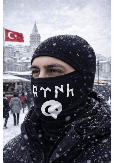 Single Sword Termal Polar Balaklava Bere Unisex Soğuk Hava Kar Maskesi 3 Lü Paket 0//baskılı Çok Renkli