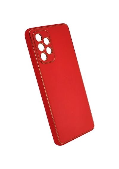 Nettech Samsung Galaxy A73 5g Uyumlu Coco Leather Seri Arka Koruma Kılıf - Kırmızı Kırmızı