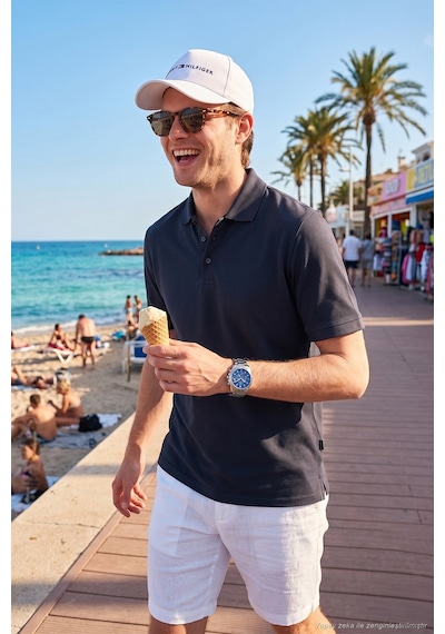 Buratti Pamuklu Regular Fit Düğmeli Erkek Polo Yaka T Shirt 5902127 Antrasit