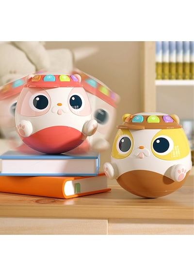 Babycim Hacı Yatmaz Müzikli Ve Işıklı Davul Kahverengi