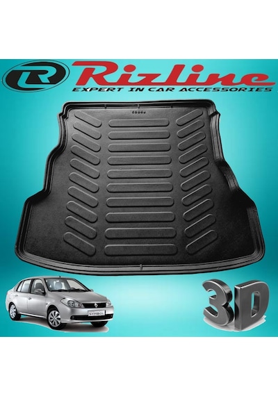 Renault Symbol 3D Bagaj Havuzu Paspası 2008-2012 Arası Rizline N11.8591