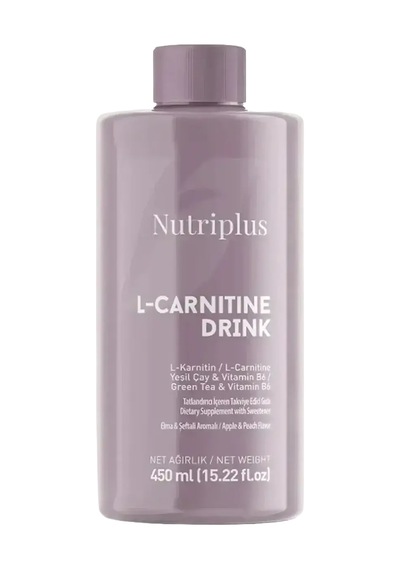 Nutriplus L-karnitin Elma & Şeftali Aromalı Takviye Edici Gıda 450 Ml