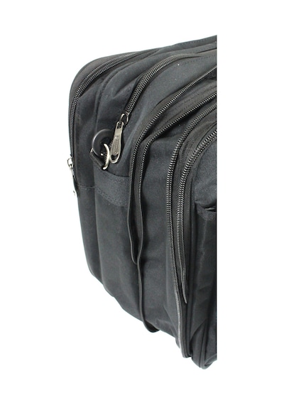 Escape Esc 829 Körüklü, Yağmura Dayanıklı Polyester Evrak Çantası - Siyah