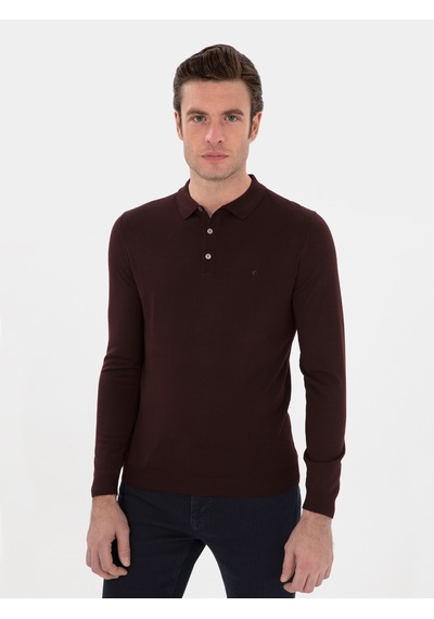 Cacharel Erkek Bordo Kazak /triko 50293274-vr014 Kırmızı