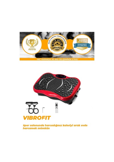 Vibrofitto Titreşimli Spor Aleti Kırmızı