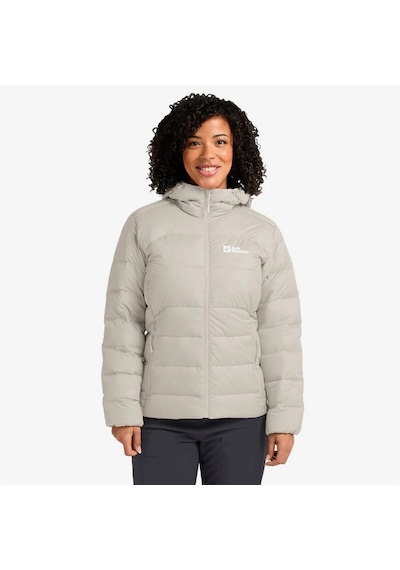 Jack Wolfskin Ather Down Hoody Kadın Gri Mont A60330 2800153