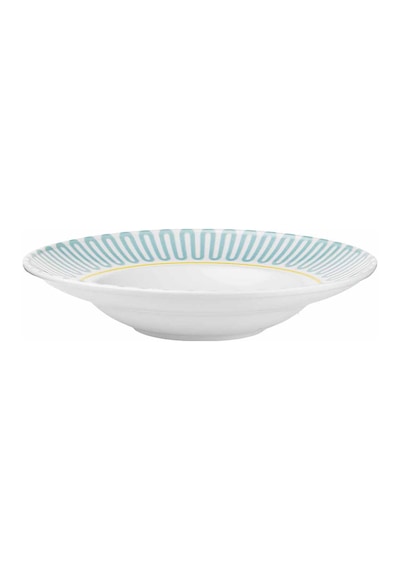 Kütahya Porselen Sole 2 Parça 27 Cm Spagetti Tabağı Çok Renkli