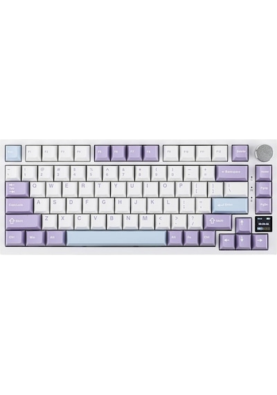 Ak820 Pro Mekanik Oyun Klavyesi,3 Modlu Tft Renkli Ekran Ve Cnc Düğmeli 81 Tuş,rgb Aydınlatma