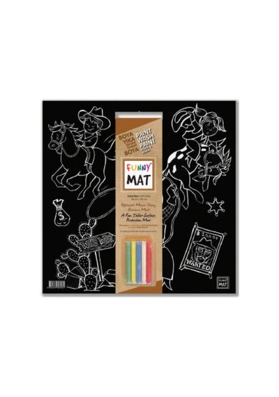 Funny Mat - Vahşi Batı 40x40cm