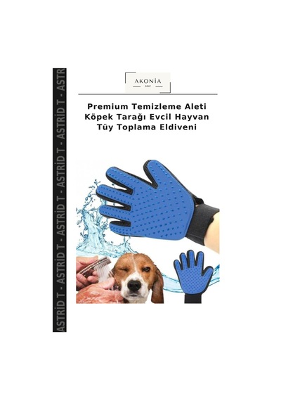 Premium Temizleme Aleti Köpek Tarağı Evcil Hayvan Tüy Toplama Eldiveni