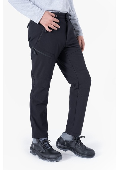 Softshell İş Pantolonu Ripstop Su Geçirmez Siyah