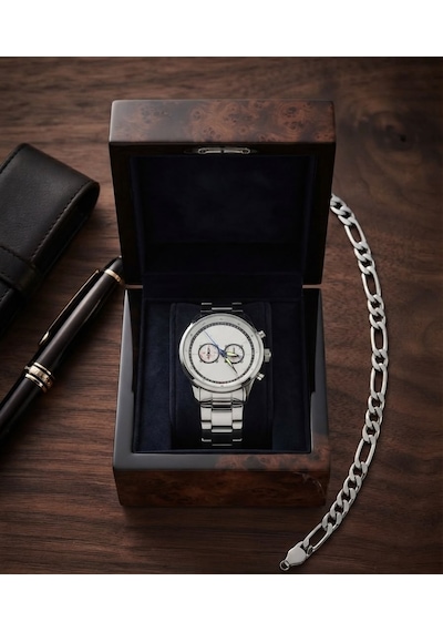 Erkek Kol Saati Bileklik Hediyeli Metal Kordon Çelik Kasa Analog Quartz Kronograf Görünümlü Gümüş Renk Şık Klasik Spor Erkek Saati Cp22 Çok Renkli 36955660 Erkek Kol Saati Bileklik Hediyeli Metal Kordon Çelik Kasa Analog Quartz Kronograf Görünümlü Gümüş Renk Şık Klasik Spor Erkek Saati Cp22 Çok Renkli 36955660