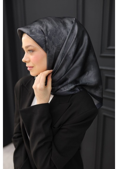 Silk Home Shiny Eşarp 75002-40 Siyah, Antrasit