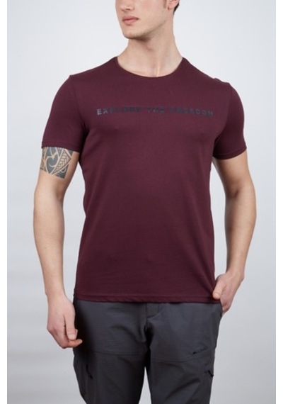 Alpinist Vassi Erkek T-Shirt Vişne (543375627)