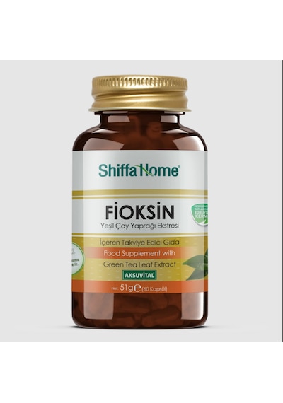 Aksu Vital Shiffa Home Fioksin Yeşil Çay Yaprağı Eki 60 Kapsül