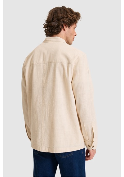 U.s. Polo Assn. Erkek Bej Gömlek Desenli 50324763-vr011