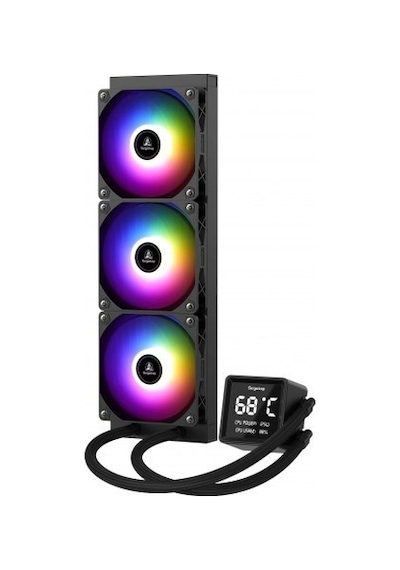 Segotep Beaced 360 Argb Siyah Sıvı İşlemci Soğutucusu Am5 Ve Lga1700 Uyumlu