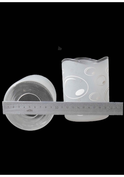 Avize Camı Silindir,glob Cam , Mat Renk E-27 Duy Mat Beyaz