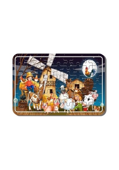 Lipyos Sevimli Hayvanlar, Çiftlik Hayvanları, Çiftçi Çocuk Ve Denizaltı Ahşap Puzzle Seti