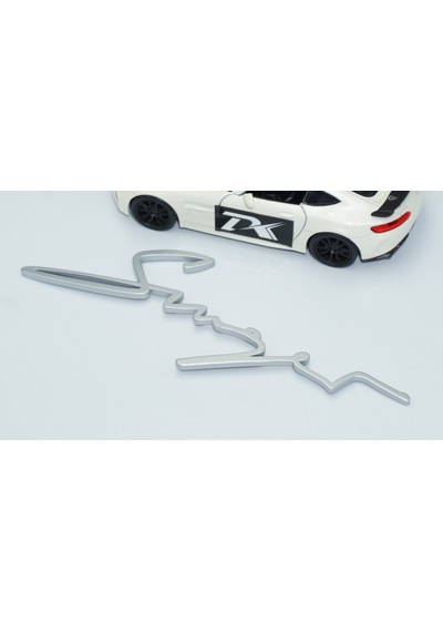 Dk Tuning Porsche 911 Singer Bagaj Metalik Gri Abs Yazı Logo Ambl