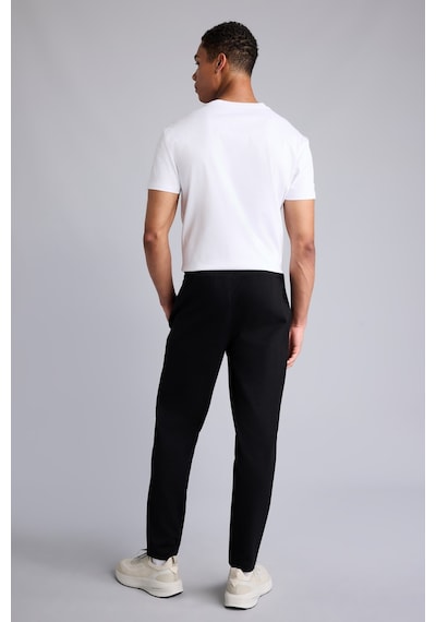Defacto Slim Fit Fermuarlı Basic Standart Paça Sporcu İnce Jogger Eşofman Altı S3309az26aubk81 Siyah-bk81