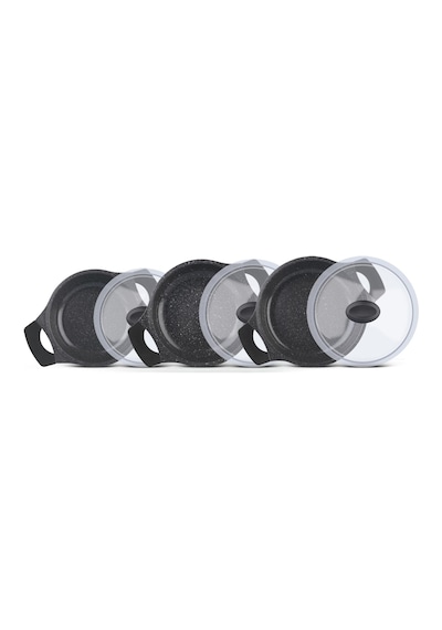 Thermoad Döküm Sahan Set 3'lü 6 Parça Gri