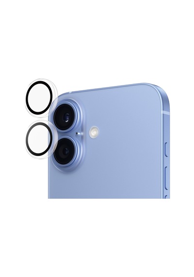 Panzerglass Hoops Apple Uyumlu iPhone 16 16 Plus Şeffaf Kamera Lens Koruyucu