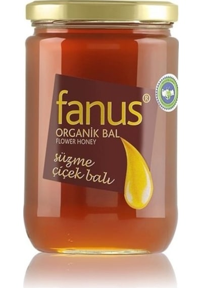 Fanus Organik Süzme Çiçek Balı 850 G