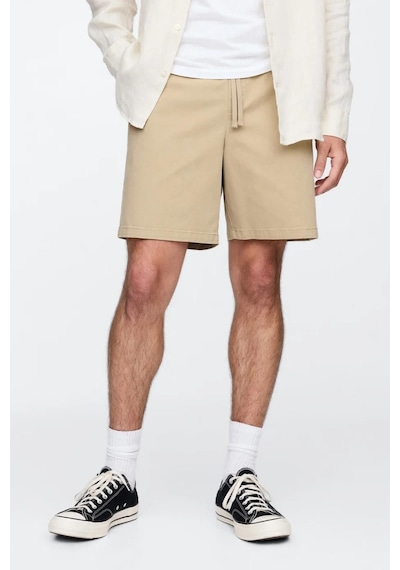 Gap Erkek 7" Essential Pull-on Khaki Bej Şort-14655