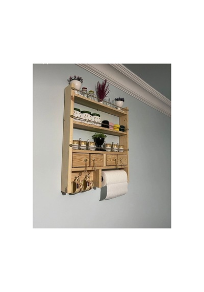 Dekoratif Ahsap Terek 65x55 Cm Seffaf