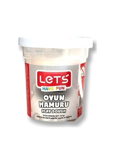 Lets Oyun Hamuru 115 G Beyaz - 2 Adet
