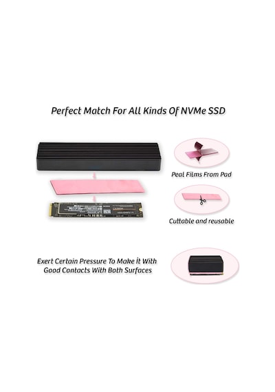 Ssd Cooler - 20x100x1.00mm 12.8w/m-k M.2 Ssd Soğutucu Termal/thermal Pad: Üstün Soğutma Performansı Ve Güvenilirli Diğer