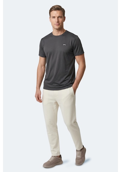 Slazenger Kayda Erkek Koyu Gri Tişört