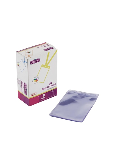 Lamiess Lms 010 Dikey Pvc Kart Poşeti 80X100 Mm 100'Lü