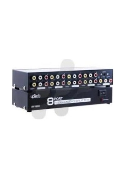 Uptech Audio Video Dağıtıcı - 8 Port Av-1008