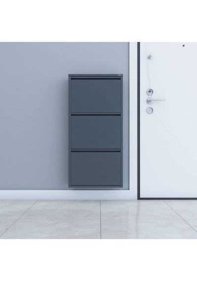 3'lü Metal Ayakkabılık - Antrasit Nocolor-440b3e40 3'lü Metal Ayakkabılık - Antrasit Nocolor-440b3e40