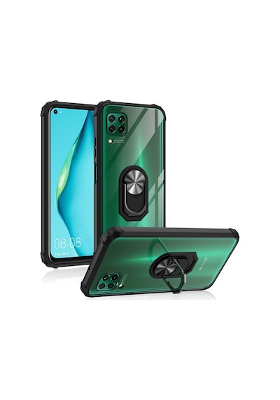 Huawei P40 Lite Kilif Seffaf Sararmaz Yüzüklü Mola Kapak 389837166
