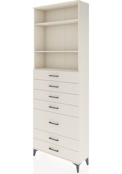 Arges Dolap 3 Raflı 7 Çekmeceli 88x30x243 Aytaşı-aytaşı Aytaşı