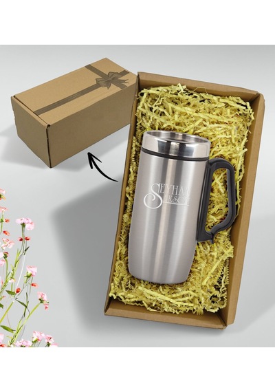 Bk Gift Kişiye Özel Hediye Kutulu 5304 Gümüş Çelik Termos Bardak-1 240 Ml Kobitmeyencom33453 Bk Gift Renkli