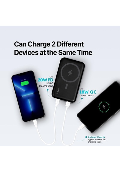 Recharger Pro M 10.000 Mah Magsafe Uyumlu Kablosuz Taşınabilir Şarj Aleti/powerbank
