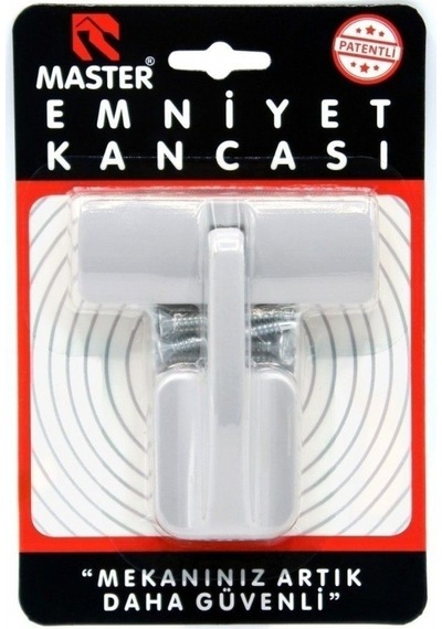 Master Emniyet Kancası Beyaz Beyaz