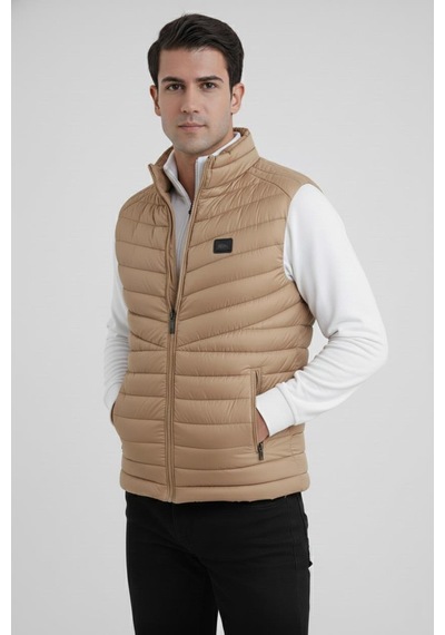 Y 164 Yelek Comfort Bej Bej