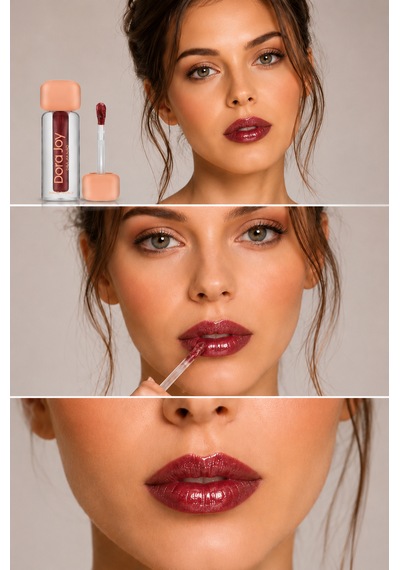 Maracuja Yağlı Dudak Parlatıcısı Velvet Amber 02 / 3d Besleyici Ve Nemlendirici Etkili / Joy Glow Maracuja Lip Gloss Işıltılı Kahverengi