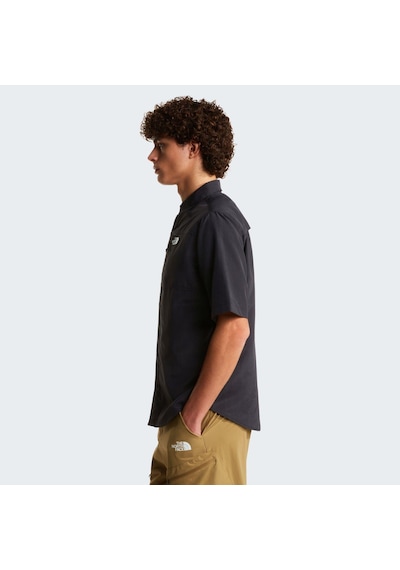 The North Face M Sequoıa Short Sleeve Shırt Erkek Tişört Nf0a8fu6jk31 Siyah